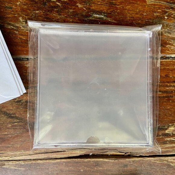 Vintage 90s Valentine's Day Counted Cross Stitch CARD Kit Paper Plastic Frames - Picture 3 of 3